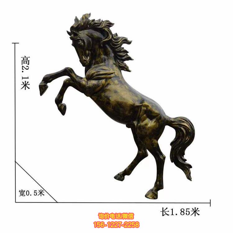 玻璃鋼歐式馬車動物雕塑，美化景觀廣場